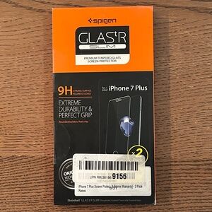Spigen Glas-tR Slim iPhone 7 Plus Premium Tempered Glass Screen Protector 2pk